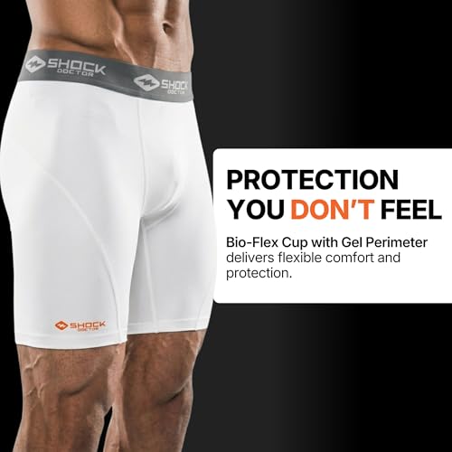 Image of Shock Doctor 221 Compression Short with BioFlex Cup