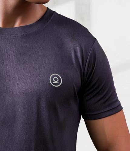 Image of CHKOKKO Gym T Shirts for Men Workout Activewear Solid Quick Dry Sports Tshirt for man Breathable Lightweight Half Sleeve Regular Fit Round Neck Running Boys T Shirt