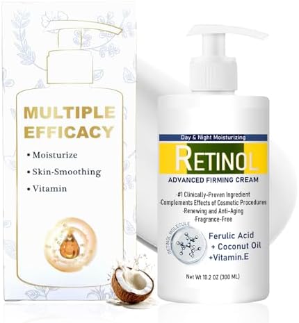Retinol Body Lotion, Retinol Firming Cream for Loose Skin, Nouris...