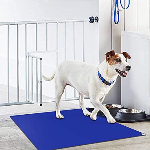 TOP Sticky Floor Mat (Made in S. Korea) (Blue, 18x36, 24x36, 30sheesx4pads, Cleanroom Laboratory, Hospital, Construction, Pets etc)