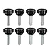 Tool parts M6x20mm Male Thread Knurled Clamping Knobs Grip Thumb Screw On Type 8 Pcs