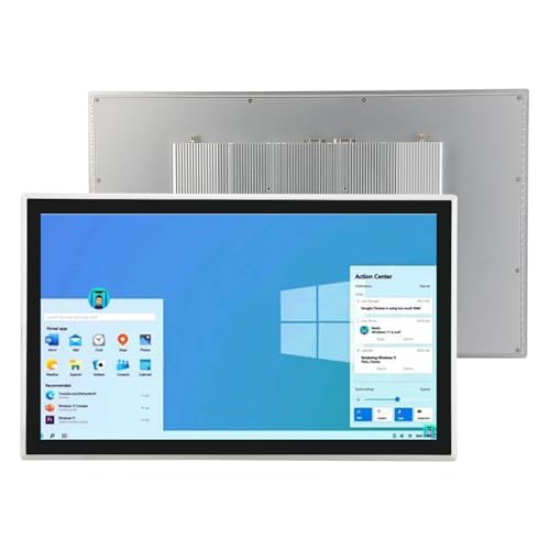 Image of 23.8-Inch Industrial Embedded Panel PC, Ratio 16:9 Multi-Touchscreen-Monitor,Industrial Touch Screen Panel Computer,WiFi & Built-in Speakers,IP65 Front,Win 10 I5 RAM 8G+256G SSD