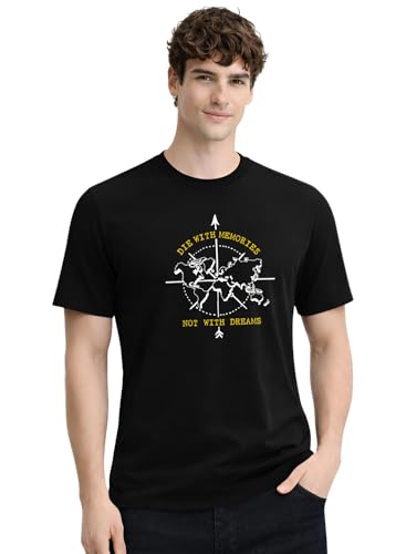 Image of ADRO Mens Printed Cotton T-Shirts Pack of 3 | Regular Fit Graphic Tshirt | Breathable Modern Stylish Casual T Shirt for Travel Gym Daily Lifestyle