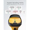 Inateck AI Barcode Scanner, Bluetooth Scanner Wireless, 2600mAh Battery, 1 Charge for 180 Days, Barcode Reader Support Fast AI Setup, P6 AI
