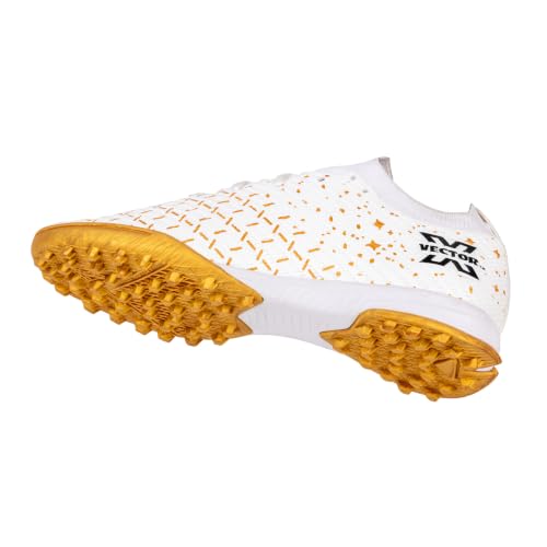 Image of Vector X Turf Shoe For Men Rubber Studs with Synthetic Leather Upper, Lightweight EVA Phylon Insole Give More Comfort, Cushioning & Grip|for Outdoor Sports training on Hard & Artificial Grass Surfaces