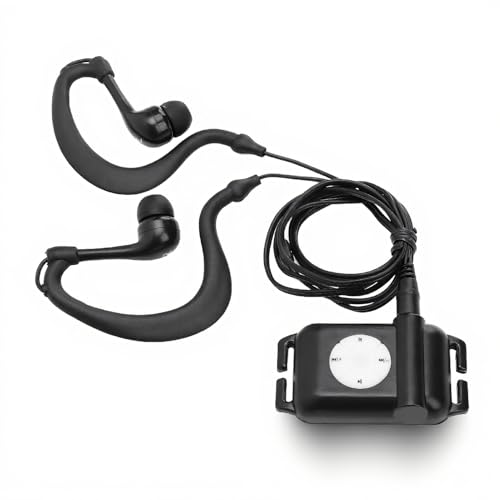 MP3 Player for Swimming with Headphones, IPX8 Waterproof, USB-C Fast Charge, 10H Battery, Supports MP3/WMA/FLAC, for Running, Surfing