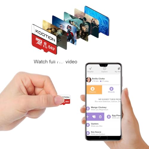Image of KOOTION Micro SD Card (2Pack F, 64GB)