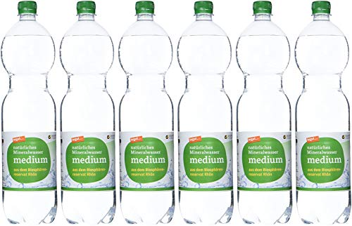 tegut... Natürliches Mineralwasser medium EINWEG (6 x 1.5 l)