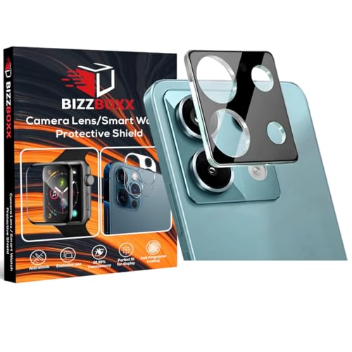 BizzBoxx | Premium 3D Look Camera Lens Protector | Redmi Note 13 Pro 5G | Note 13 Pro 5G | Camera Tempered Glass | 9H Hardness | With Easy Installation Kit (Pack of 1)