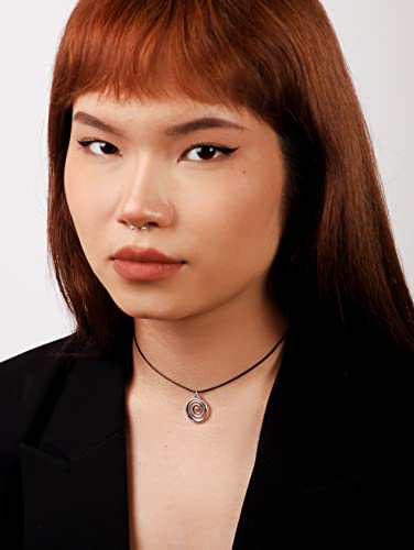 Sacina Gothic Spiral Choker Necklace, Black Boho Necklace, Christmas New Year Jewelry Gift For Women3