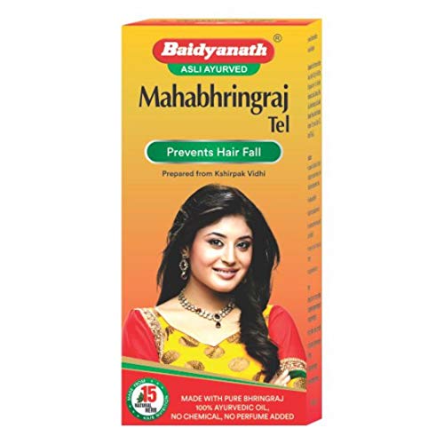 Baidyanath Asli Ayurved Mahabhringraj Tel I For Hair Growth I Anti Dandruff I 50 ml - Image 2