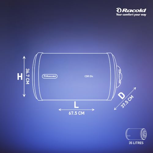 Image of Racold Cdr Dlx 35Lt Horizontal (Right, Wall, White)