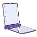 Produktbild YMLT Spiegellampen Damen Klappbare Spiegel 1St. 8   Lichter Lady Cosmetic Hand Foldable Tragbare Kompakte Tasche Mirror-In_White