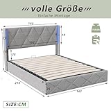 Zoom IMG-1 jdefarf struttura letto con contenitore