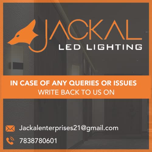 Image of JACKAL 30 Watt Warm White LED Track Light - Trackway Included | Spot, Focus, Picture Light (Pack of 5), with Rotatable Head | Ideal for Showrooms, Shops and Living Room