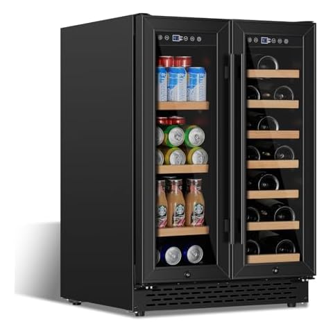 COLOZO 24 Inch Dual Zone Beverage Fridge Cover