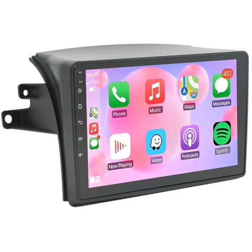 EUBUY Android Car Radio for Toyota Sienna 2004-2010 with Wireless CarPlay Android Auto, 9Inch Touch Screen Support Bluetooth/Voice Control/GPS/WiFi/Back-up Camera