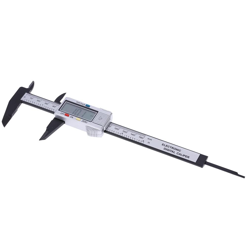 Medición digital de precisión con calibre Vernier, Pie de rey digital con pantalla LCD 150 mm 6 pulgadas