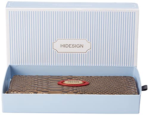 Image of Hidesign womens EE TERESA WI Medium Metallic Red I Zip Around