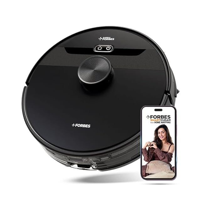 Image of Vacuum Cleaner, Black, LiDAR Navigation 3.0, Auto Dust Disposal, 4L Bag, App Control, Battery Powered (2nd Gen 9000Pa Suction Home Mapping Nuo)