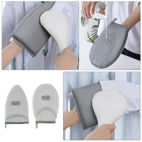 Guantes de planchado para prendas material estable transpirable y protector dedo 4