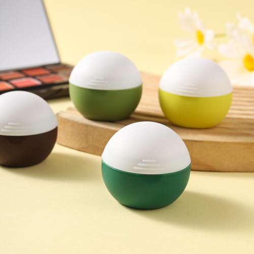 Image of Depoza Travel Size Toiletries, Silicone Cream Jars for Travel Bottles, TSA Approved Jars with Leak-Proof Box, Accessories for Cosmetic, Face, Body, Hand Cream