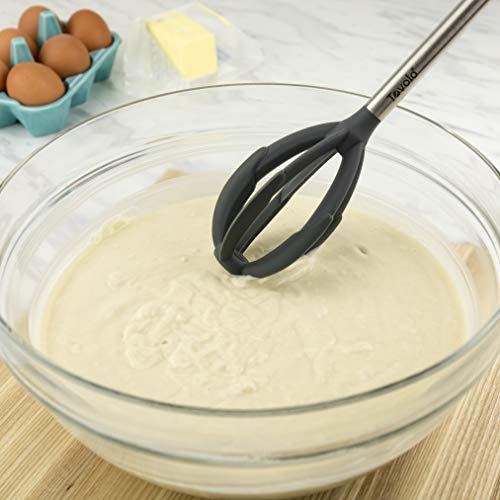 Tovolo 81-9868 Better Tool Silicone-Coated Quick-Mix Spatula Whisk Scraping Bowls Clean thumb #3