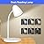 RORENSE LED Desk Lamp for Home Office,3 Light Colors,Flexible Gooseneck Table Lamp,Dimmable Reading Light for Bedside Small Desk Lamp for College Dorm Room,Bedroom Desk Light,White