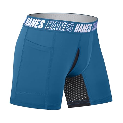 Hanes Boys' Moves Boxer Brief Underwear, Anti-Chafe Boxer Briefs for Boys, 6-Pack — view 4