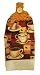 Handcrafted Gold Crochet Topped Hot Chocolate Squares Kitchen Towel
