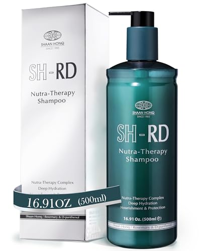 SH-RD Nutra-Therapy Shampoo for Dry Damaged Hair | Protein Shampoo Reduces Split Ends | Moisturizes Frizzy Hair | Suitable for Color-Treated, Bleached Hair - 16.9oz/500ml