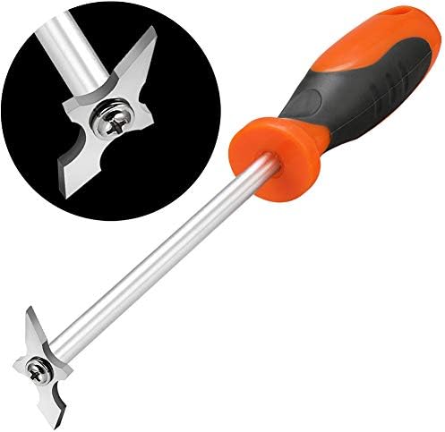 Caulking Removal Tool, Grout Cleaner, Scraper, Scrubber Brush, Tile Joint Cleaning Brush, Remove Grout or Cleaning for Tile Joints and Seams or Corner
