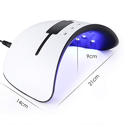 KKmoon Lâmpada UV 36W Secador de unhas para todos os tipos Gel 12 contas USB Lâmpada de indução infr