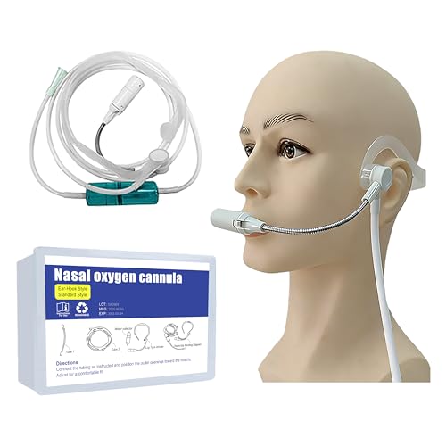 Nasal Cannula for Oxygen 7ft Oxygen Tubing Adult Ear Hooks PP Box