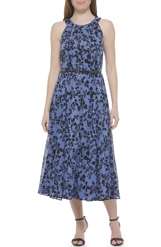 Tommy Hilfiger Robe Midi en Mousseline de Soie chic pour vos sorties