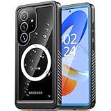 Oterkin Waterproof Case for Samsung Galaxy S25 Ultra Case Compatible with MagSafe, Full Body Protective Samsung S25 Ultra Phone Case with Built-in HD Screen & Lens Protector [12FT Military] (Blue)