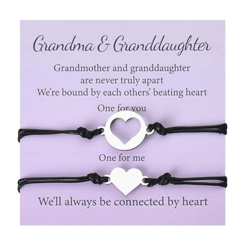 Mothers Day Gifts for Women Mom Grandma Aunt and Niece Bracelet Gift Matching Bracelets Set for 2/3 Mother Daughter Bracelet