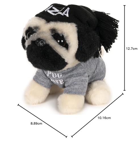Doug The Pug chapeau à pizza GUND idée cadeau peluche originale - 5
