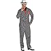Amscan 841882 Mob Boss Costume, Adult Large Size, 1 Piece , Black