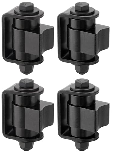 Heavy Duty Gate Hinges, Adjustable Bearing Gate Hinge, Hold up to 1100lbs, Weld-on Hinge for Swing Gate, Driveway Gate, Fence Hinges, Entry Gate, 4 Pack