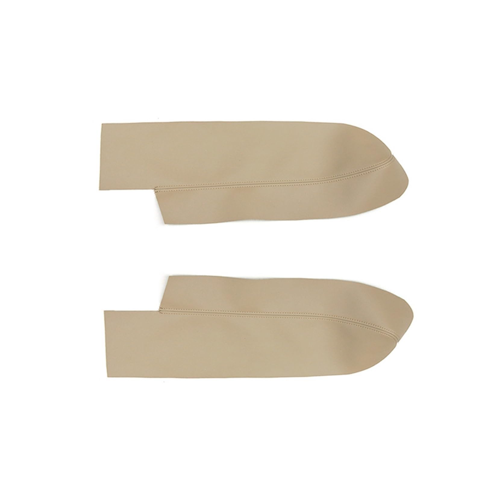 Lsdsaaza Front Pair Beige Interior Inner Handle For Crv Cr-V 2007-2011 Car Interior Door Handle Panel Armrest Microfiber Leather Cover(Front Pair Beige)