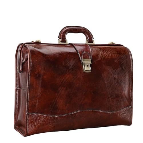 Banuce Premium Italian Leather Lawyer Bag