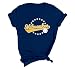 Baseball Fan Graphic Shirts for Game Day Outfit Adult Unisex Women's T-Shirt, S, Milwaukee (Navy)