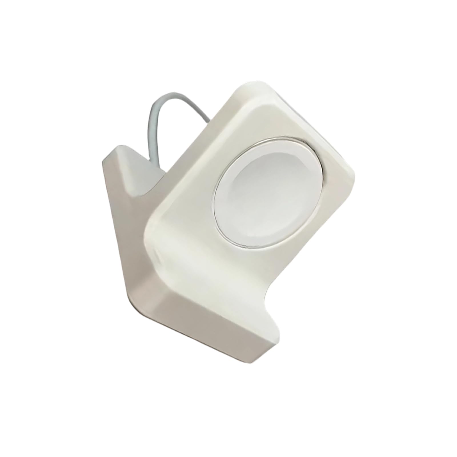 Gmbylby White Stylish Display Holder For Watch Storage Lightweight Construction Fit Most Models Secure Placement Stability Smartwatch Dock