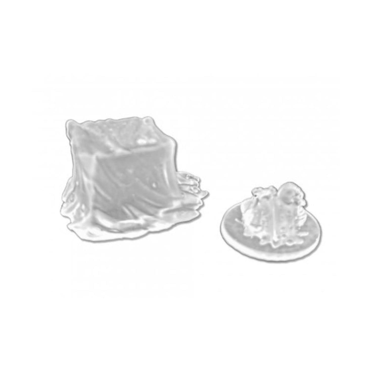 Reaper Unpainted Small Gelatinous Cube (Clear) Miniature 25Mm Heroic Scale Figure Dungeon Dwellers Miniatures