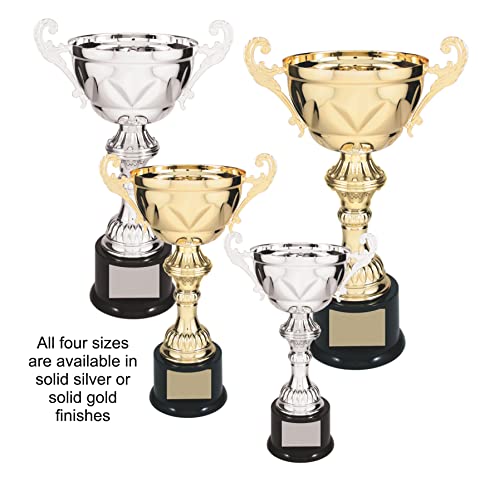 Decade Awards 14.5 Inch Tall Gold Metal Cup Trophy - Corporate Love Cup Award - Engraved Plate On Request (Xl - 14.5 Inch Tall, Gold) #TOP2