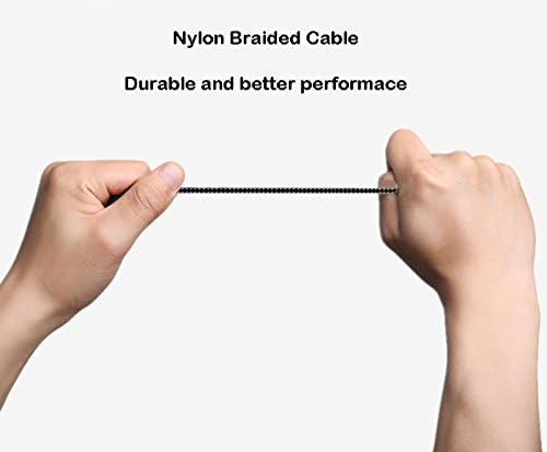 Tineer Nylon Braided USB Data Connect Remote Controller Charging Cable for DJI MAVIC MINI/Mavic Pro Platinum/Mavic Air/Spark/Mavic 2 Pro&Zoom Controller Accessory