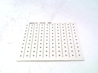 ENTRELEC 23411515 100/SHEET, Horizontal, RC810 Marker, 100 X Ground