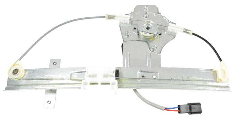 Image of TRQ Rear Passenger Side Power Window Motor and Regulator Assembly Power Compatible with 2005-2010 Chevrolet Cobalt 2003-2007 Saturn Ion