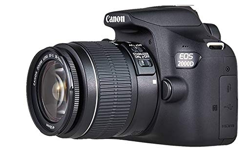 Canon EOS 2000D (Rebel T7) DSLR Camera Bundle with 18-55mm Lens + 2pc Kingston 32GB Memory Cards + Accessory Kit - Thumbnail 3